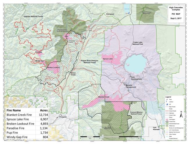 High Cascades Complex map