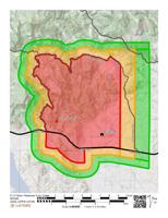 Lake County evacuation map