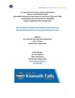 Klamath Falls City Council receives grant funding for wastewater improvement projects
