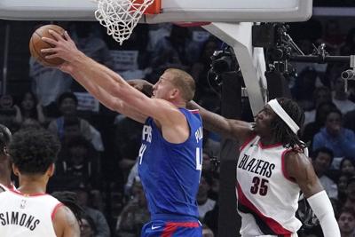 Trail Blazers Clippers Basketball