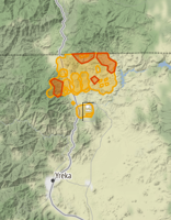 Klamathon Fire burns 36,500 acres, 45 percent contained